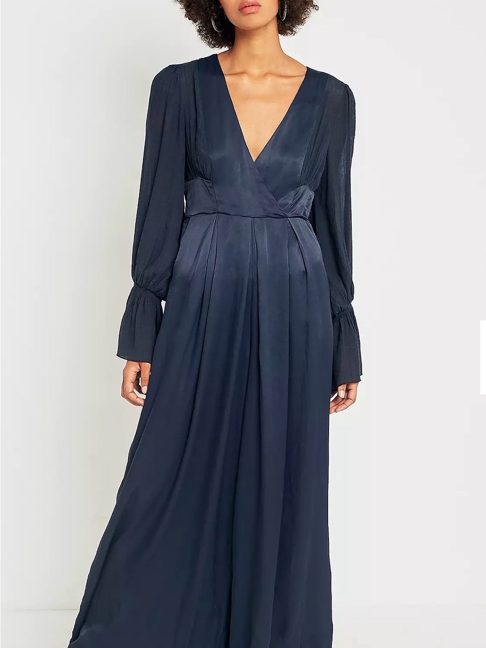 Free People Not Your Baby Wide Leg Jumpsuit Bell Sleeve Size 0 NWT